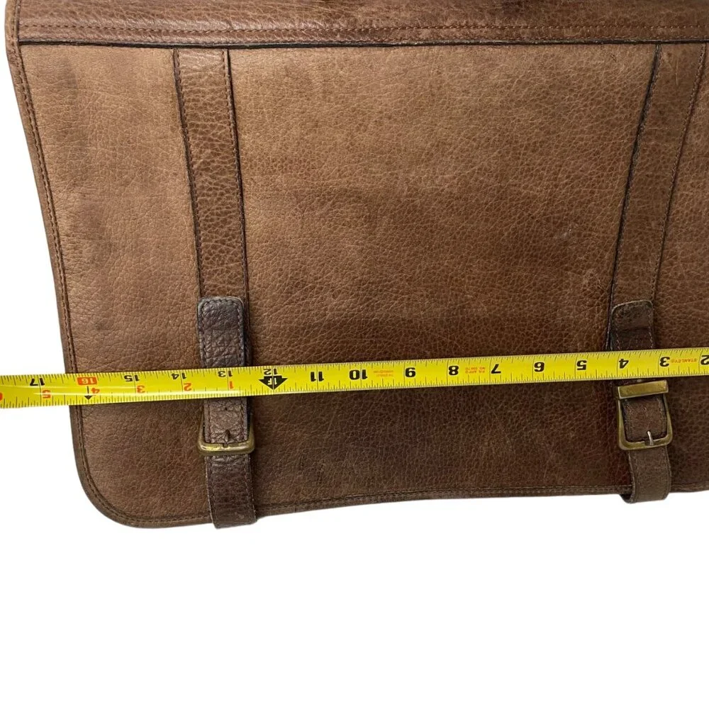 Vintage distressed brown
